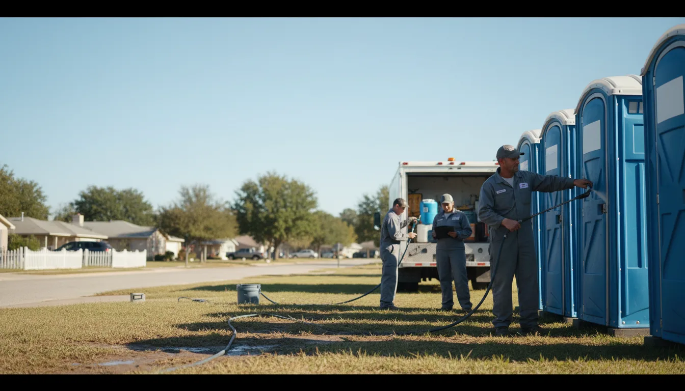 Long-Term Portable Toilet Rental in Sperry, IA near me